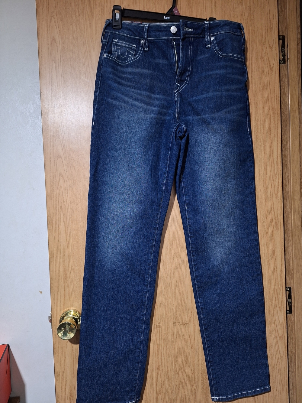 True Religion High Rise Women's Jeans in Dark Blue Wash